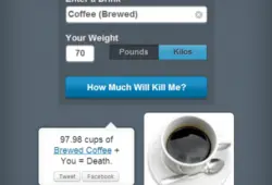 App para saber cuándo dejar de tomar café
